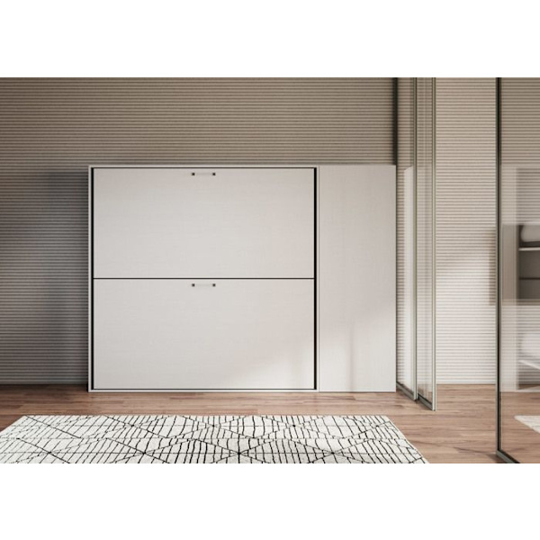 Sängskåp - Kando - H - 2 sängar - Vit Ask - Modern design Vit Ask