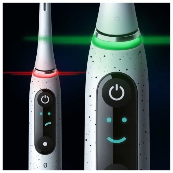 Oral-B iO 10 uppladdningsbar elektrisk tandborste Vit, 1 huvud, 1 laddningsbart resväska, 1 iO Sense-laddare