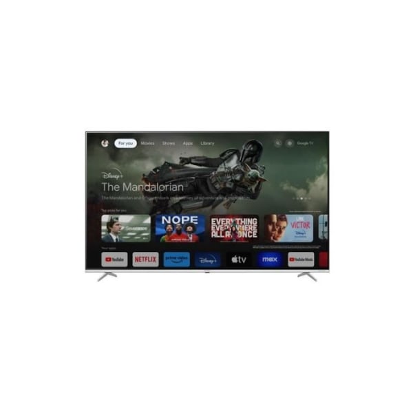 QLED TV Sharp 70GP6260E 177 cm 4K UHD Google TV Grå