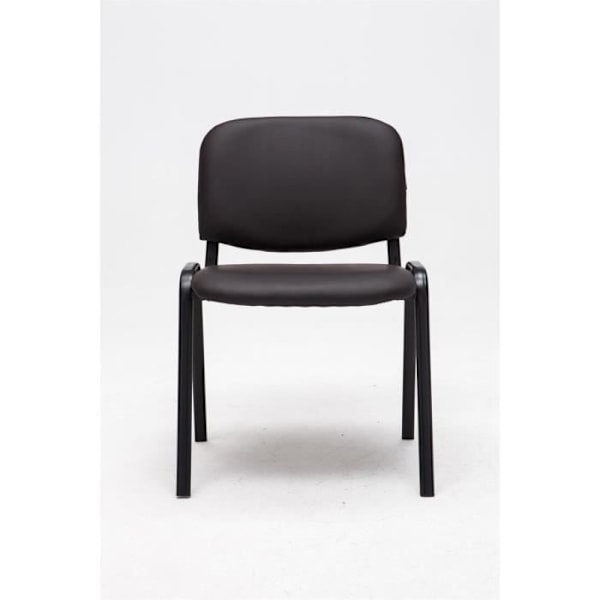Besöksstol - CLP - Ken - Kunstläder - Brun - Modern design kastanj