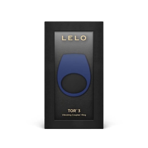 Vibrerande ring - LELO - TOR 3 - Mjuk silicone - 8 effektinställningar - Kontroll via app Blå