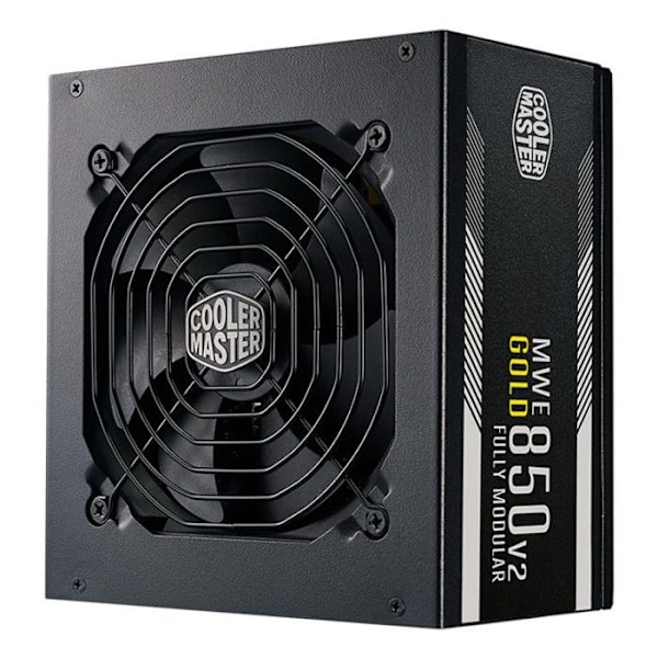 Strömförsörjning - COOLER MASTER - MWE Gold 850 V2 - 850 Watt - ATX3.1 - 80 Plus Gold Svart