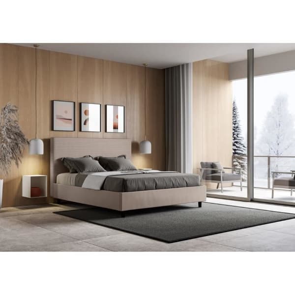 Säng - Focus - 160x210 - Dove grå - 2 platser - Chic elegans Grå
