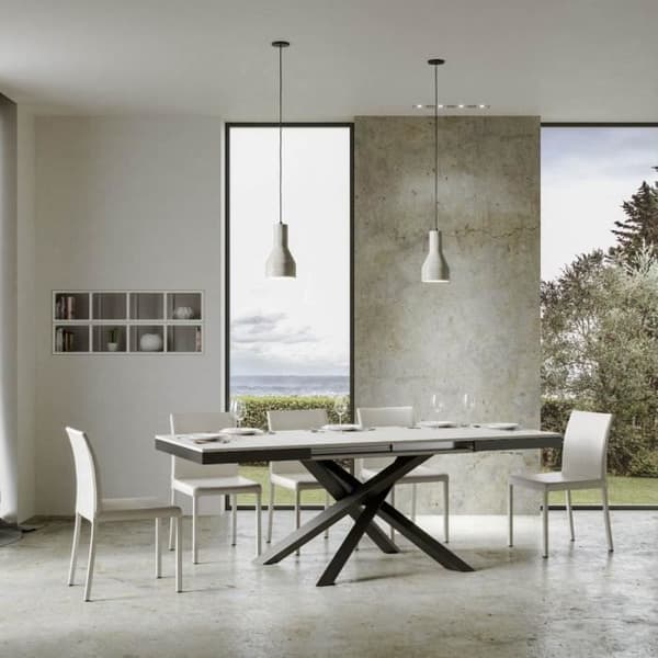 Bord - VOLANTIS EVOLUTION - utdragbar till 224 cm - färg vit Vit