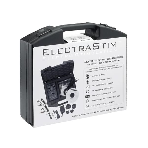 SensaVox EM140 Electrastim Electro-Stimulation Case - Electro Sextoys