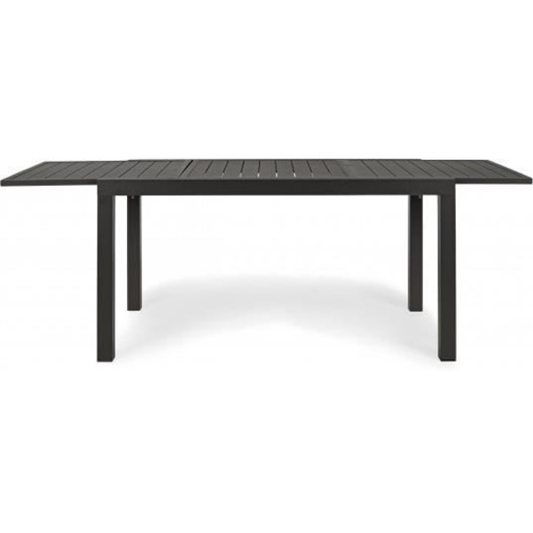 Utebord - Hilde - 140/210 x 77 - Antracit aluminium - Utdragbart - Integrerad förlängning Antracit