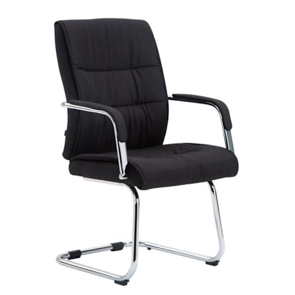 Gungstol - Sievert - Svart - Tyg - Modern design - 1 plats Svart