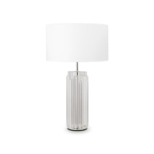 Maytoni Muse Modern bordslampa med rund kromskärm E27