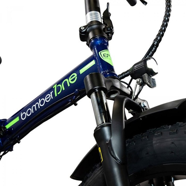 Elcykel - EMG - Green Bomber One - Lång batteritid - Aluminium - Unisex blå