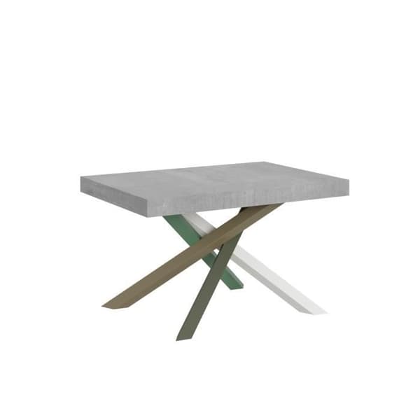 Utdragbart bord - Volantis - Cement - 90x120/224 cm - Ram 4/A Cement