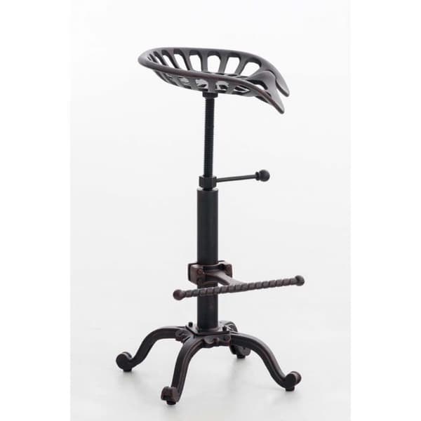 -CLP-Set med 2 barstolar Butch i industristil-Array brons