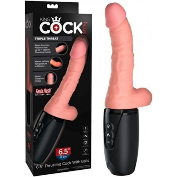 Vibromassör - Pipedream - Realistisk USB - Värmande - Stor - 7 vibrationslägen