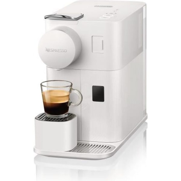 DE'LONGHI EN510.W - Nespresso kaffemaskin - LatteCrema System - 3 drinkar i direkt tillgång - 165 ml mjölktank - Vit