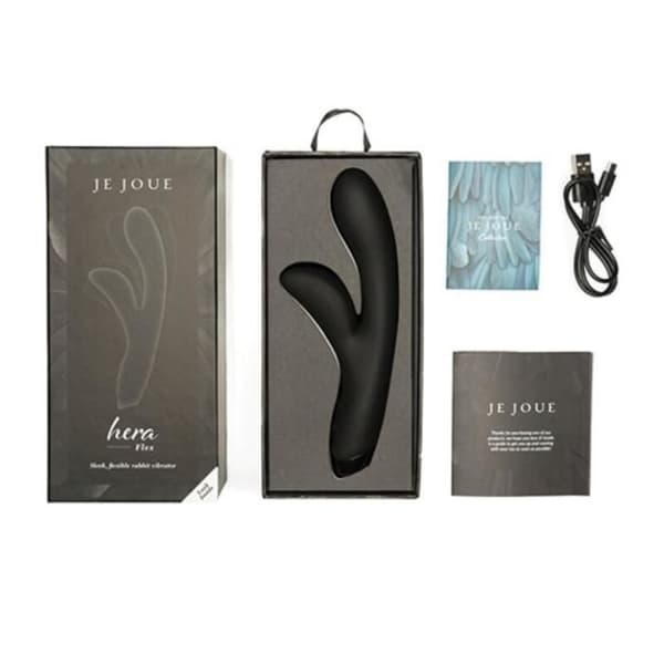 JAG SPELAR HERA FLEX RABBIT VIBRATOR SVART