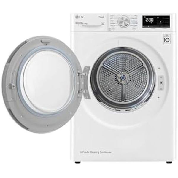 LG RH90V9AVHN frontmatad torktumlare 9 kg, klass A+++, kondens med värmepump, Wi-Fi