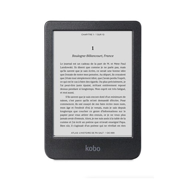 eReader - Kobo - Clara BW - 6" Touchskärm - ComfortLight Pro - Vattentålig IPX8 Svart
