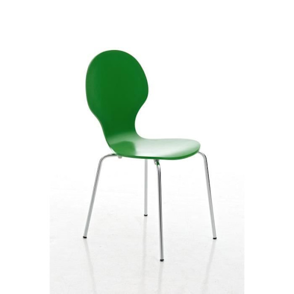 CLP Robust stapelbar stol DIEGO, med träsits, ergonomiskt formad sits, lätt underhåll, 12 färger att välja mellan86 cm... 12 färger att välja mellan