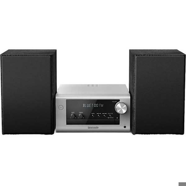 Mikro Hi-Fi - Panasonic - SC-PM702EG-S - 80W - Bluetooth - CD, DAB+/FM Svart, Silver