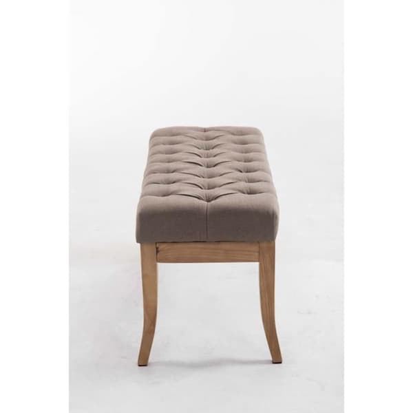 -CLP-Banc Ramses tyg fötter antik ljus-Array mol