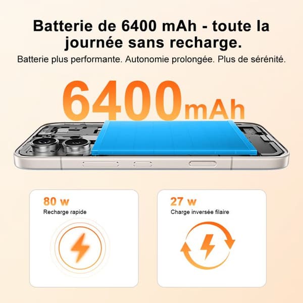 Smartphone 5G - HONOR 600 8GB RAM 256GB - Snapdragon 7 Gen4 200MP - Orange Version EU