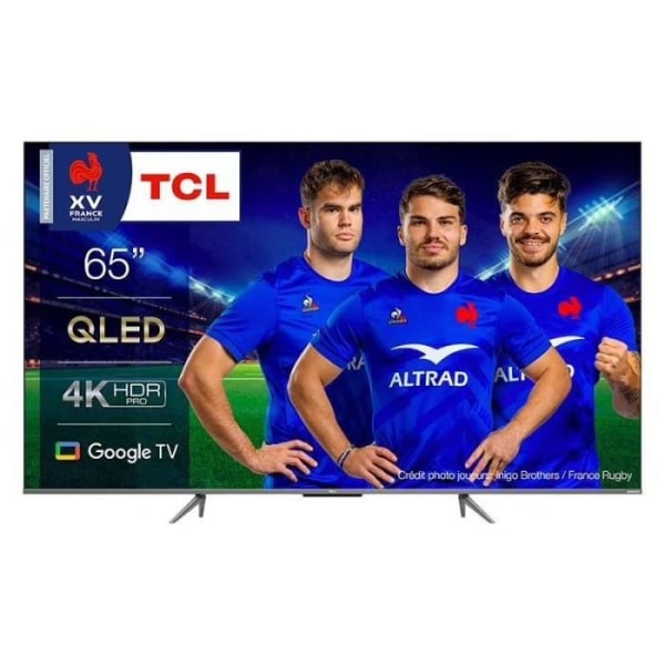164 cm (65 tum) QLED 4K TV Smart TV TCL 65C631 TU Single