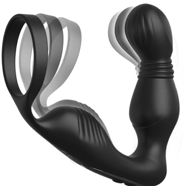 Vibrerande prostatamassör - Pipedream - Ass-Gasm Pro - Silikon - Uppladdningsbar - Svart