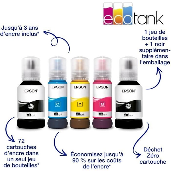 Epson Ecotank ET-3850 multifunktionsskrivare