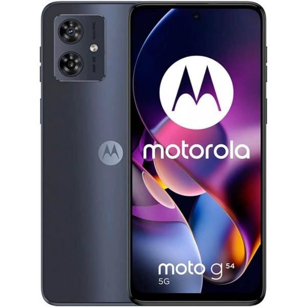Motorola Moto G 54 5G. Skärmstorlek: 16,5 cm (6,5"), Skärmupplösning: 2400 x 1080 pixlar. Processorfamilj: MediaTek