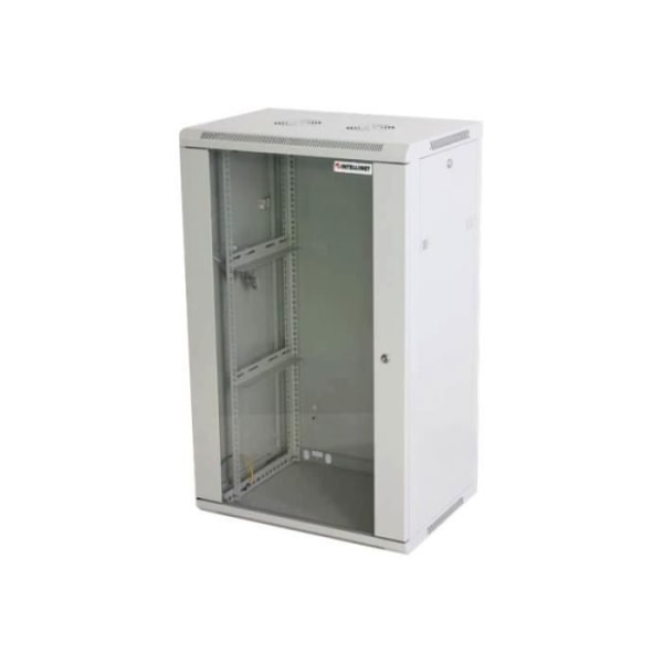 Intellinet Rack grått väggmonterbart skåp, RAL 7035 20U 19"