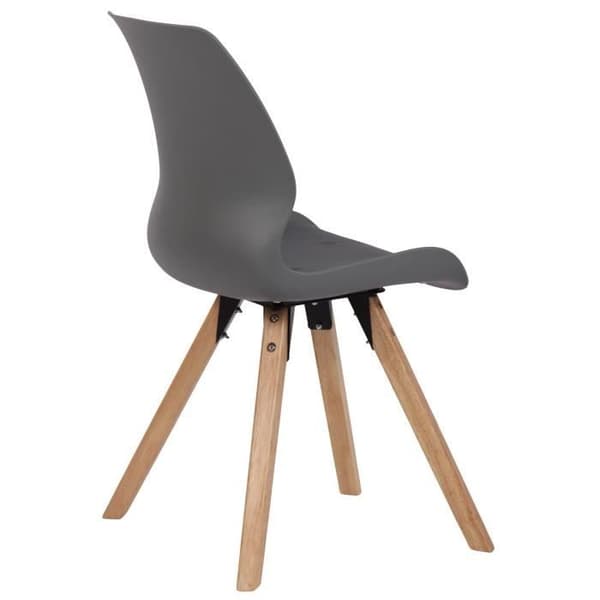 Matstolar - Luna - Set om 2 - Skandinavisk design - Grå - Absolut komfort grå