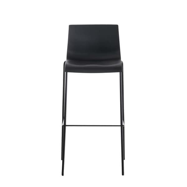 -CLP-Barstol Hover Plast Ram med 4 Ben-Array svart