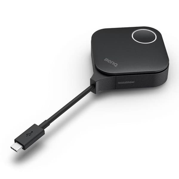 BenQ InstaShow VS25 Trådlöst HDMI 4K Presentationssystem, Wi-Fi 6, 2400 Mbit/s, Desktop, Svart