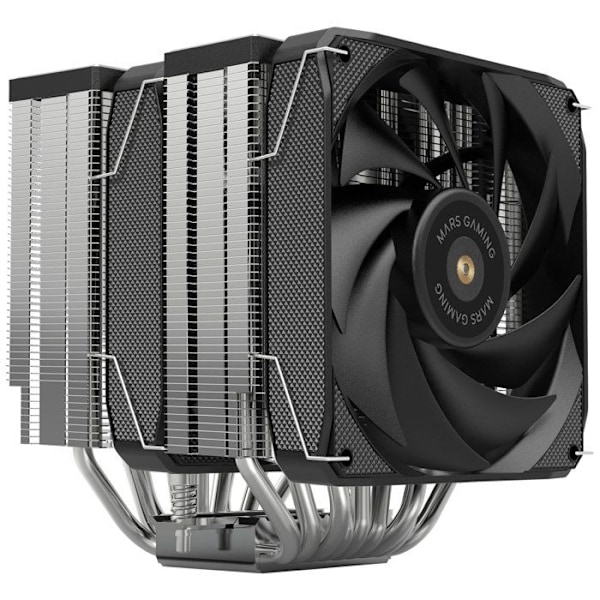CPU-kylare - Mars Gaming - MCPU-XU9 - 400W TDP - 9 värmerör - 2 FDB-fläktar Svart
