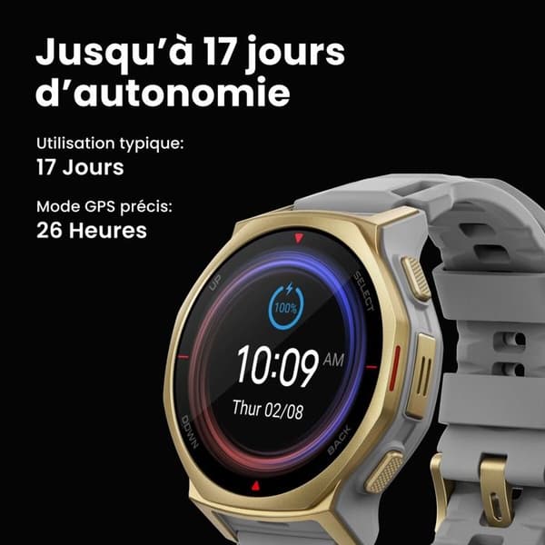 Amazfit T-Rex 3 Pro GPS 44 mm Svart (Tactic Black)