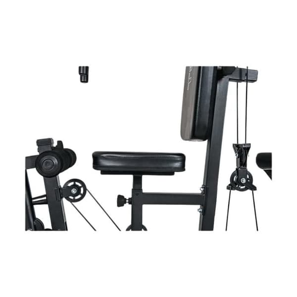 Hemgym MSX-50 med benpress Svart