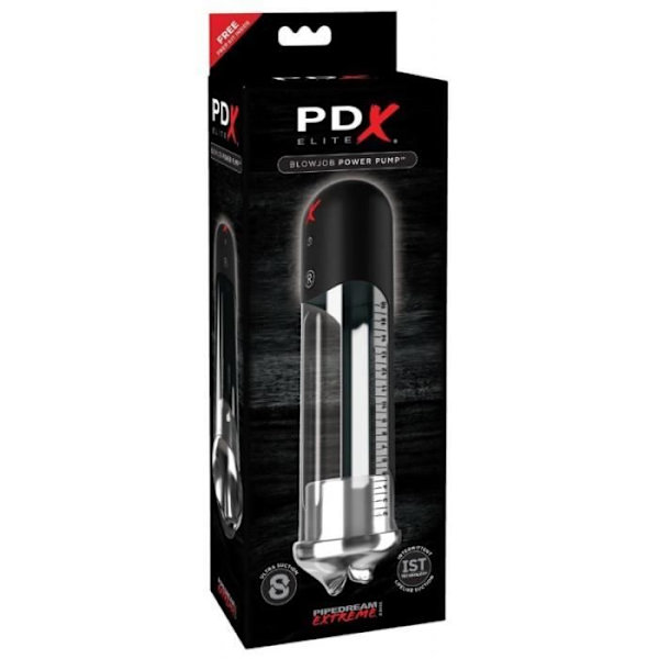 Masturbator - Pipedream - PDX Elite - Sugfunktion - 3 penisringar - Glidmedel inkluderat