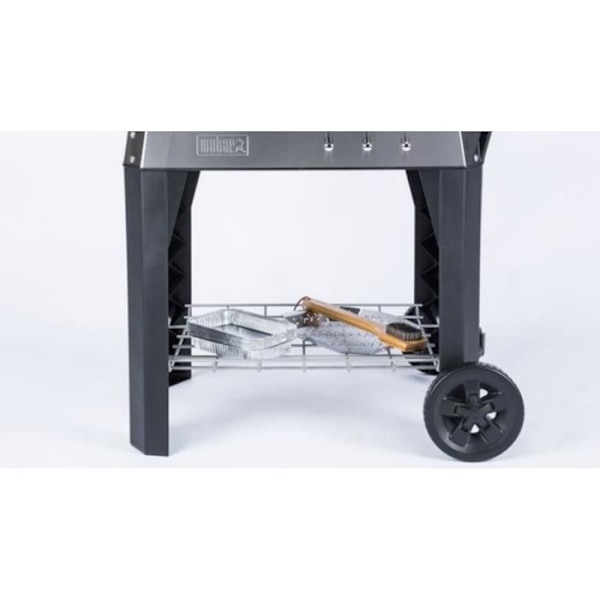 WEBER Pulse 2000 elektrisk grill med vagn Svart