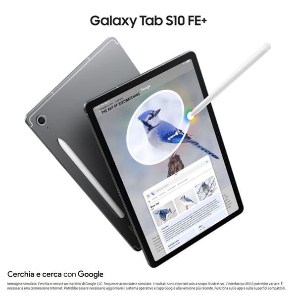 Samsung Galaxy Tab S10 FE+ 13,1" Android-Tablet 12 GB RAM 256 GB Wi-Fi
