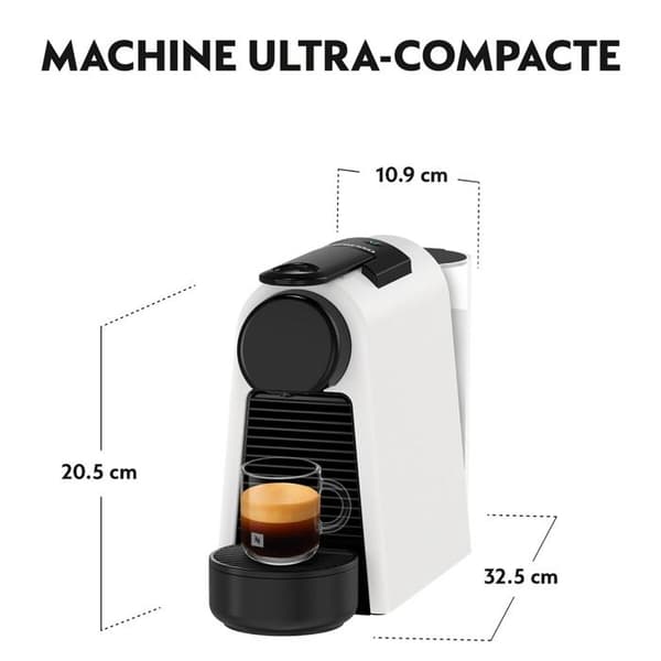Nespresso Delonghi Essenza Minii EN85.WMT Vit Vit