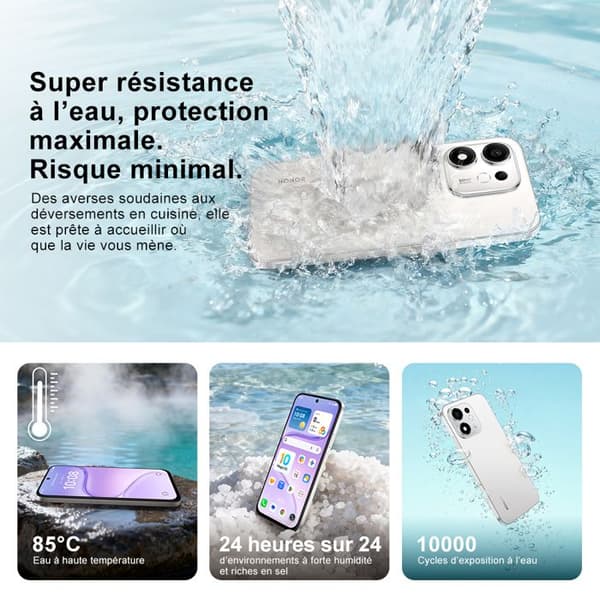 Smartphone HONOR 600 Smart 5G 128 Go ROM + 4 Go RAM - Silver