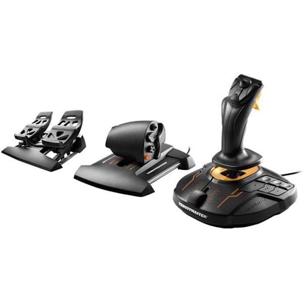 Thrustmaster Joystick T-16000M FCS FLIGHT PACK - PC Svart