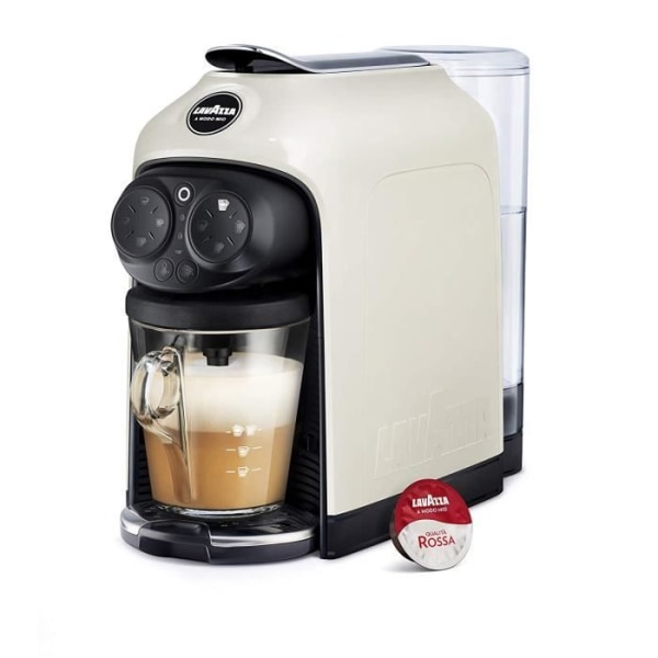 Lavazza A Modo Mio Deséa Kapsel espressomaskin, 1500 W, ABS, White Cream - 8000070019553