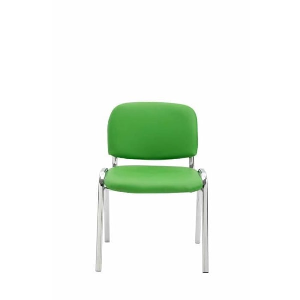 Besöksstol - CLP - Ken - Kunstläder - Grön - Klassisk design Grön