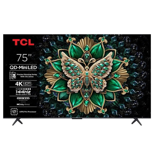 TCL 4K QD-Mini 144Hz 75C69K 19"