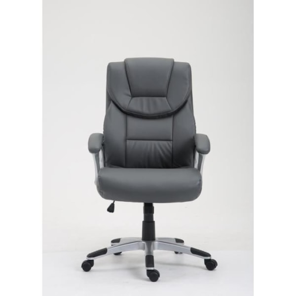 XL Texas V2 kontorsstol - CLP - konstläder - Grå - Ergonomisk - Svängbar - 180 kg Grå