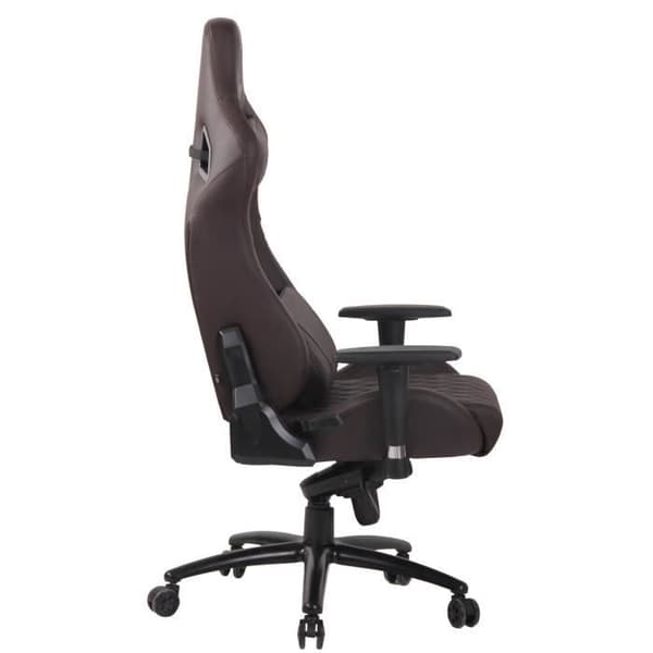 -CLP-Gamer kontorsstol Keren i äkta läder-Array kastanj