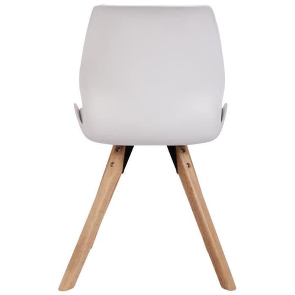-CLP-Set med 2 matstolar Luna-Array Vit