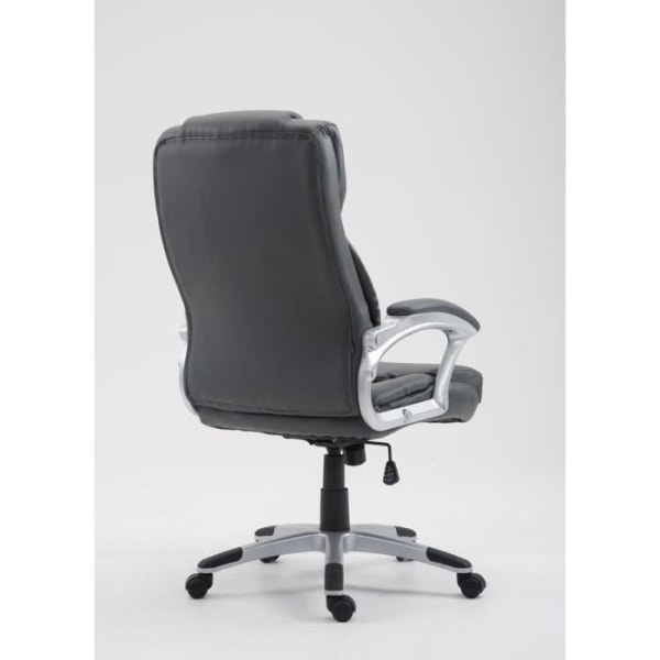 XL Texas V2 kontorsstol - CLP - konstläder - Grå - Ergonomisk - Svängbar - 180 kg Grå