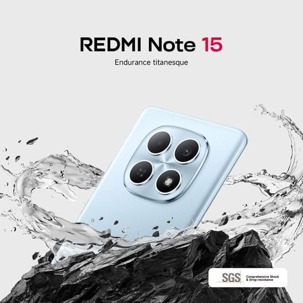 Smartphone - XIAOMI - REDMI Note 15 - 8 Go RAM - 256 Go - Batteri 6000mAh