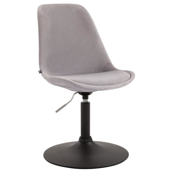 Matsalsstol - CLP - Maverick - Sammet - Gråsvart - Modern design Mörkgrå